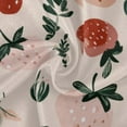 thumbnail image 2 of Round Outdoor Tablecloth 60 Inch Dining Table Cover with Lace Trim & Umbrella Hole for Outside Party Camping Cute Pinks Strawberries, 2 of 8