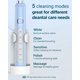 thumbnail image 5 of Cepillos de dientes eléctricos sónicos para adultos: cepillo de dientes recargable, cepillo de dientes eléctrico con batería, cepillo de dientes eléctrico, cepillo de dientes de viaje con 8 cabezales Duponts, estuche de viaje, soporte para cepillo de dientes (1 pieza negra y 1 pieza rosa) Azul claro esquí esquí Gafas de esquí, 5 of 5