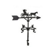 Montague Metal Products WV-273-SB 200 Series 32 In. Black Country Dr. Weathervane