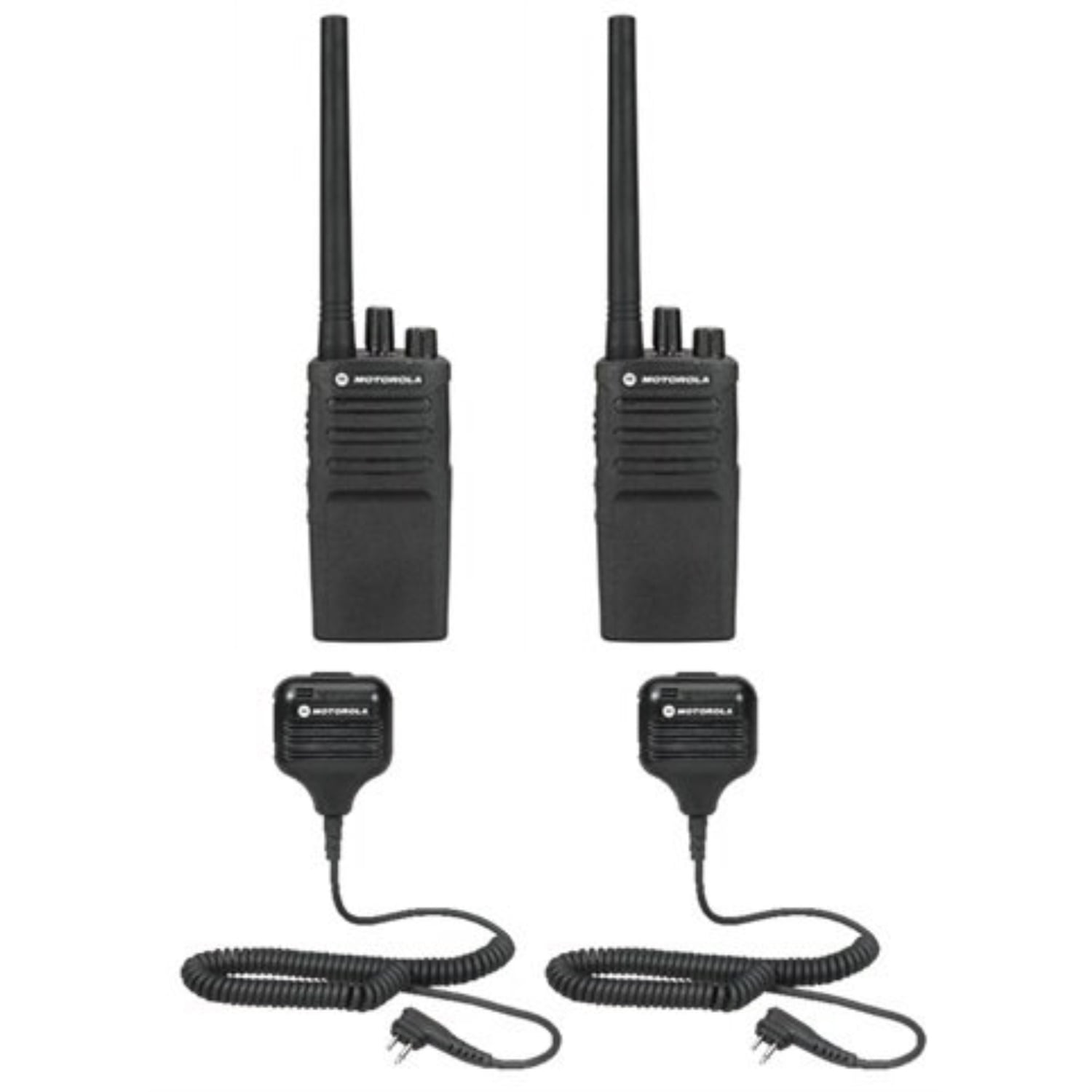 2 Pack Motorola RMV2080 Radios with Speaker Mics