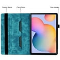 thumbnail image 2 of Allytech Case for Samsung Galaxy Tab S6 Lite 10.4 Inch 2022/2020 Model (SM-P610/P613/P615/P619) with Pen Holder & Card Pocket, Auto Sleep Wake Multi-Angle Viewing Soft TPU Back Cover, Green, 2 of 8