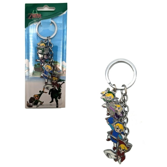 Link - The Legend of Zelda 1" Keychain 4 pc. Pendant
