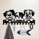 thumbnail image 2 of Llavero de pared con diseño de perro, 12 ganchos, organizador de llaves de metal con diseño de cachorro de dibujos animados., 2 of 9