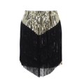 thumbnail image 3 of XIUH Women's Fashion Sequins Patchwork Skirts High Waist Fringe Flowy Skirts A 4 S, 3 of 3