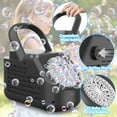 thumbnail image 6 of JoyStone 42 Hole Automatic Bubble Machine, High-Output Bubble Maker, 20000+ Bubbles/Minute, Portable Handle, Perfect for Outdoor Parties, Gifts for 3+ Ages, Black, 6 of 11