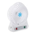 thumbnail image 3 of Portable Rechargeable LED Light Fan Air Cooler Mini Desk USB 18650 Battery Fan, 3 of 6