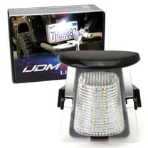 OEM-Fit 3W Full LED License Plate Light Kit For Jeep 2007-2017 Wrangler JK/JKU, Powered by 18-SMD Xenon White LED Diodes