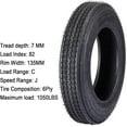 thumbnail image 4 of 5.3-12 530-12 5.30-12 Trailer Tires, Load Range C, 6PR, Set of 2, 4 of 5