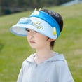 thumbnail image 2 of shoper Kids Sun Hat with Built-in Fan for Outdoor Summer Adventures Wide Brim Unisex Child Beach Cap, 2 of 4