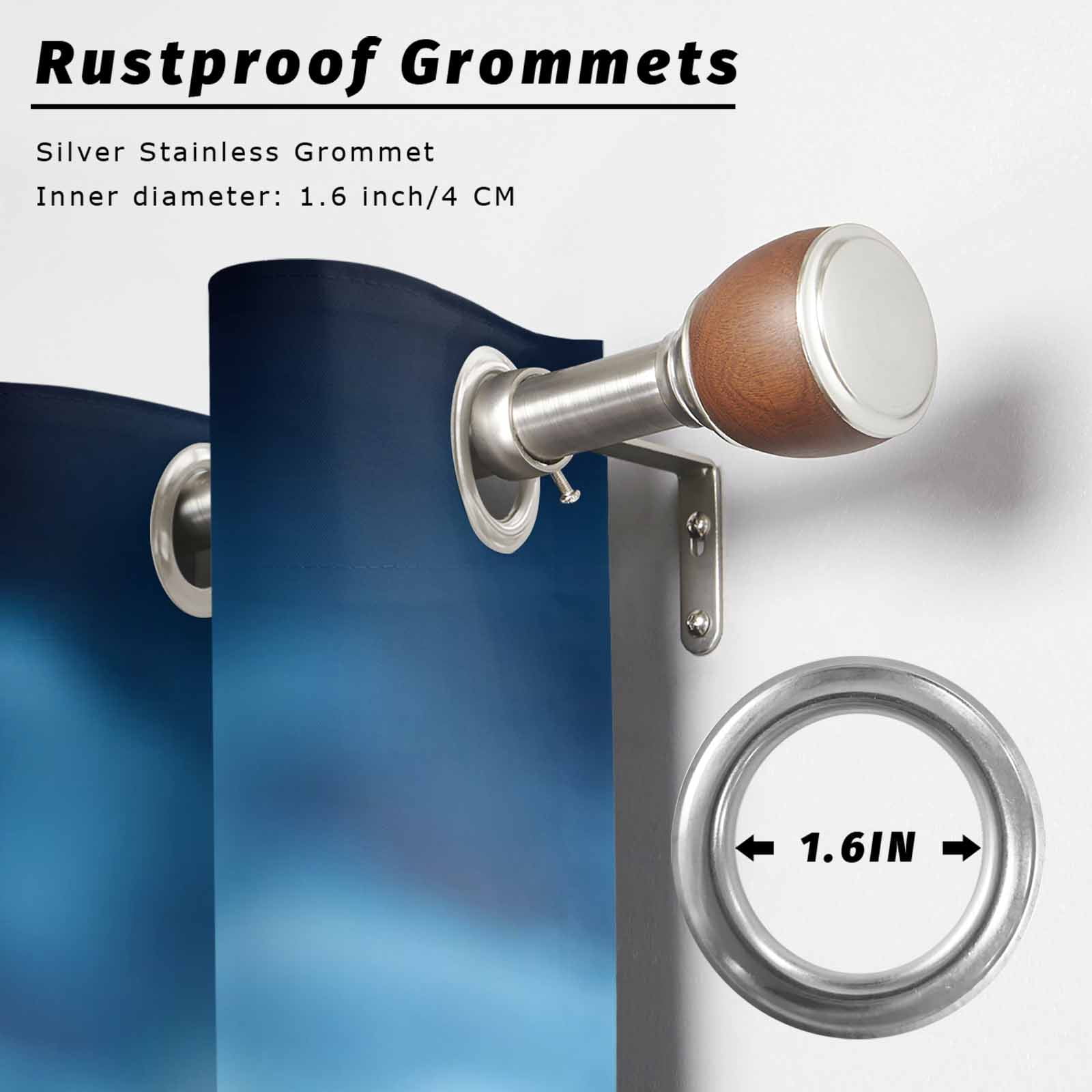 Football Match Outdoor Curtains for Patio, Evening Match Dramatic Soccer Sport Green Grass Sunshade Privacy Drapes Grommet Waterproof Outside Curtains for Porch/Cabana/Balcony 54"x 108", 1 Panel