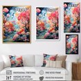 thumbnail image 4 of Designart "The Graceful Barrier Of The Coral Reef II" Coastal Coral Under Water Canvas Art Print, 4 of 7