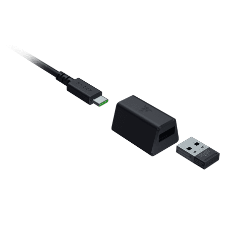 Razer - DeathAdder V3 HyperSpeed Ultra-Lightweight Wireless Optical Gaming Mouse with 100 Hour Battery - Black