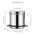thumbnail image 1 of Vietnamese Coffee Filter Portable Coffee Press Maker Reusable Phin Infuser Strainer Pot Coffee Drip Brewer Manual Coffee, 1 of 6