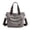 Gray, variant on Sunyuer Canvas Tote Bag for Women, Crossbody Bag Handbag with Zipper Shoulder Bag for Shopping Travel Work