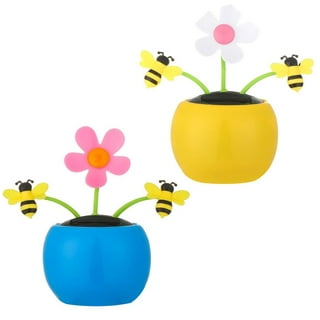 Solar Dancing Toy Flower Assorted Style Solar Powered Dancing Flower 3 Pack
