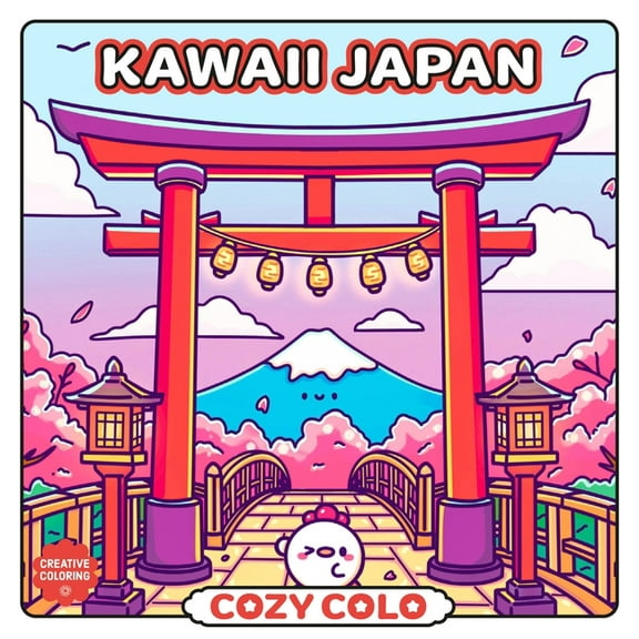 Cozy Coloring Kawaii Japan, (Paperback)