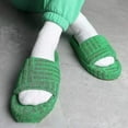 thumbnail image 5 of Towelling Slider Slippers For Women Girls Slip-on P Shoes Hold, 5 of 5