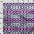 thumbnail image 2 of oneOone Georgette Viscose Fabric Geometric Ikat Decor Fabric Printed BTY 42 Inch Wide, 2 of 4