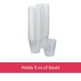 thumbnail image 4 of McKesson Disposable Plastic Cups for Cold Beverages, Clear - 5 fl oz, 100 Ct, 4 of 10