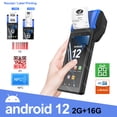thumbnail image 3 of Terminal POS portátil Android 13/8.1 3G 4G con impresora térmica de 58 mm, escáner 1D 2D, lector NFC, RAM 3 GB, ROM 32 GB, dispositivo móvil, 3 of 5