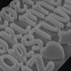thumbnail image 1 of unbranded De Silicona Resistente Para Colgantes De Letras Para Decoraciones Y Accesorios Únicos, 1 of 8