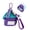 Purple, variant on HNYG Asthma Inhaler Case, Inhaler Holder with Keychain, Small Travel Medication Organizer for Adults Kids, Spacer Bag with a Lanyard and a Keychain, Pink