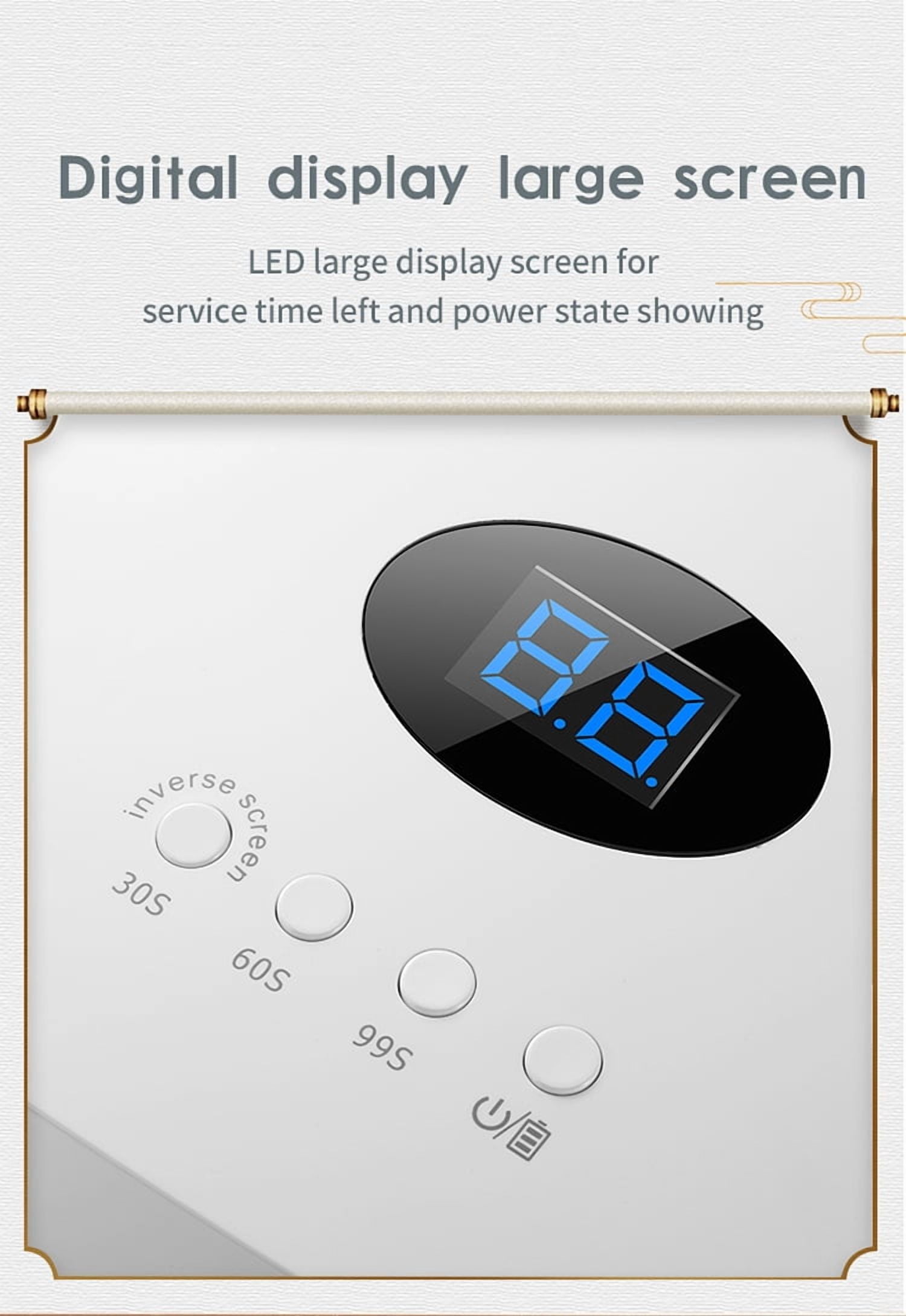 Street Vendor Essential S50 Nail Lamp Rechargeable Wireless Lithium Battery UV Lamp Nail Polish Gel UV Night Market Curing Lamp
