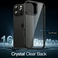 thumbnail image 3 of JETech Case for iPhone 16 Pro Max 6.9-Inch, Non-Yellowing Shockproof Phone Bumper Cover, Anti-Scratch Clear Back (Black), 3 of 6