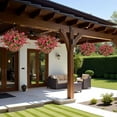 thumbnail image 6 of Coolmade 18" Artificial Faux Hanging Plants Flowers Basket for Outside Porch Decoration, 6 of 7