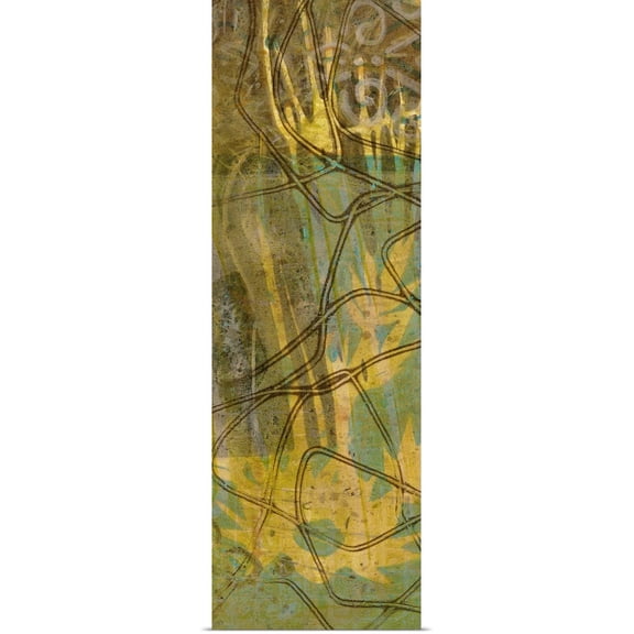 Great BIG Canvas | Rolled Jennifer Goldberger Poster Print entitled Safari Abstract I