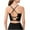 Black, variant on Womens Built In Bra Tank Tops Workout Tops Solid Color Sports Removable Padding Slim Round Neck Cami