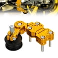 thumbnail image 1 of DYNWAVECA Motorcycle Chain Adjuster, Regulator, High Performance, Universal Professional Aluminum Alloy Tensioner Guide for Dirt Bike Yellow, 1 of 10
