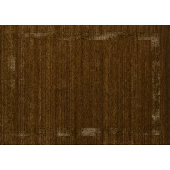 Ahgly Company Machine Washable Indoor Rectangle Abstract Turquoise Blue Contemporary Area Rugs, 5' x 8'