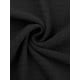 thumbnail image 5 of Blusas de mujer de tallas grandes Agnes Orinda, camisetas de cuello redondo de manga corta con textura y abertura lateral, blusa tunic casual 2X negra, 5 of 6