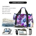 thumbnail image 5 of Picia Flying Butterflies Print Travel Duffle Bag,Weekender Bags for Women with Shoe Compartment, Gym Duffel Bag with Wet Pocket, Hospital Bags for Labor and Delivery, 5 of 7