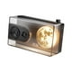 thumbnail image 4 of Altavoz inalámbrico transparente con pantalla LED y despertador. Negro, 4 of 9