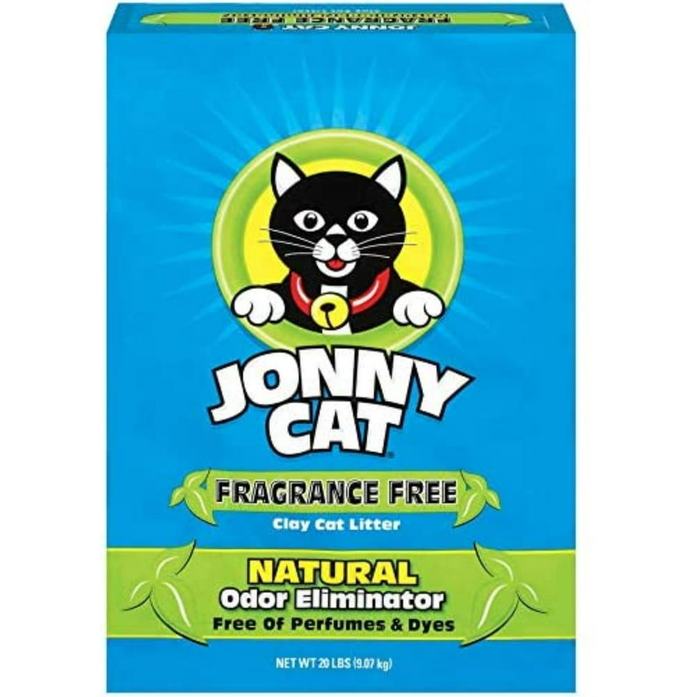 JONNY CAT Fragrance Free Cat Litter Bag, 20Pound, Natural odor