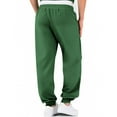 thumbnail image 3 of BiZtdJrK Men Women's Sweatpants with Pockets Drawstring Elastic Waist Athletic Pants Unisex Cinch Bottom Traning Joggers Pant, Green, XXL, 3 of 7