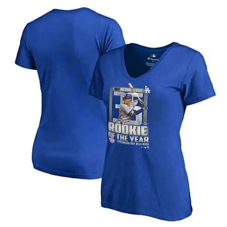 Cody Bellinger Los Angeles Dodgers Fanatics Branded Women's 2017 National League Rookie of the Year V-Neck T-Shirt - (Best National Parks Near Los Angeles)