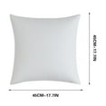 thumbnail image 3 of WZXPWT Outdoor Waterproof Pillow Cover, 17"x17" Modern Solid Color Cushion Cover, Weather-Resistant Backrest Pillow Case, 3 of 6