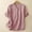 Pink, variant on Women's Short Sleeve Tee V-Neck Solid Flutter Short Sleeve Relaxed Fit Regular Collarless Seamless Athleisure Pull-On
