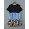 thumbnail image 7 of HOTAPEI Womens Plus Size Dresses Crew Neck Leopard Print Casual Midi Dress Plus Size T-shirt Dress (1X-5X), 7 of 7
