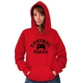 thumbnail image 3 of Control Freak Controller Geek Gamer Unisex Plus Size Hoodie Brisco Brands 4X, 3 of 6