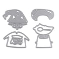 thumbnail image 1 of de Plantilla Corte Conveniente para Tarjeta de Papel, Grabación en Relieve , Plantilla Troqueles, 1 of 9