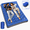 Blue, variant on Double Camping Sleeping Pad, 6" Extra Thick Inflatable Sleeping Mat with Pillows, Built-in Foot Pump, Ultralight Air Mattress for Tent Hiking Essentials Gear