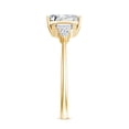 thumbnail image 3 of Rosec Jewels Lab Created Diamond Emerald Cut Engagement Ring (1.87 Carat, EF-VS Quality) - Statement Diamond Ring for Women, 14K Yellow Gold, US 9.50, 3 of 8