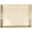 Large Beige Rectangular, variant on Orange Decorative Tray for Coffee Table, Round Beaded Plastic Serving Tray forKitchen Counter, Ottoman, Living Room,(13")