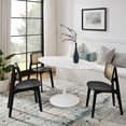 thumbnail image 2 of Modway Lippa 54" x 31" Oval Modern Artificial Marble Dining Table in White, 2 of 8