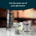 thumbnail image 2 of Libbey 15769 Restaurant Basics Stacking Double Old Fashioned Glasses, 12 oz, Clear Drinking Glasses Set of 12, Modern Rock Glass Set for Cocktails and more, 2 of 6