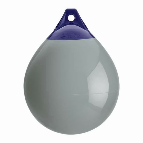 Polyform US A-3-GREY 17 in. dia. A-3 A Series Buoy, Gray - 40-50 ft.